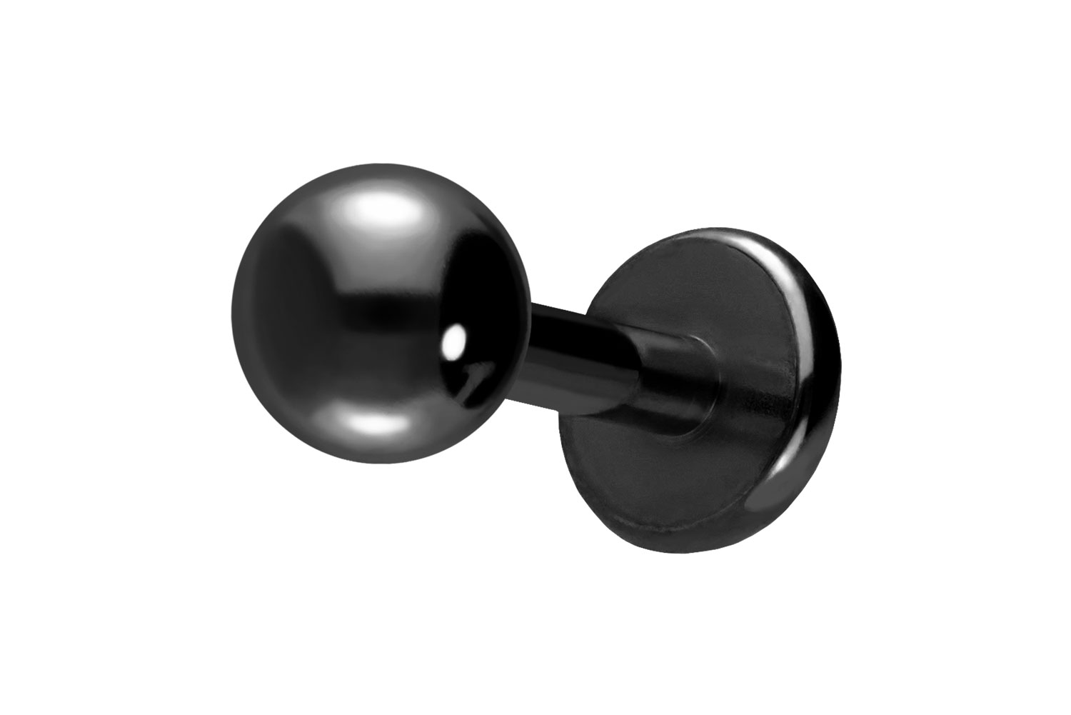 Titan Labret Piercing mit Push Fit